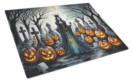 NEW Evil Queen Spooky Halloween Glass Cutting Board Decorative Tempered Glass Kitchen Cutting and Serving Board Large Size Chopping Board