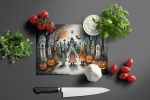 NEW Creepy Dolls Spooky Halloween Glass Cutting Board Decorative Tempered Glass Kitchen Cutting and Serving Board Large Size Chopping Board