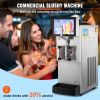 VEVOR Commercial Slushy Machine, 8L / 2.1 Gal Single Bowl, Cool and Freeze Modes, 1050W Stainless Steel Margarita Smoothie Frozen Drink Maker