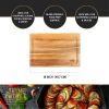 Thyme & Table 12" x 18" Acacia Wood SoHo Cutting Board