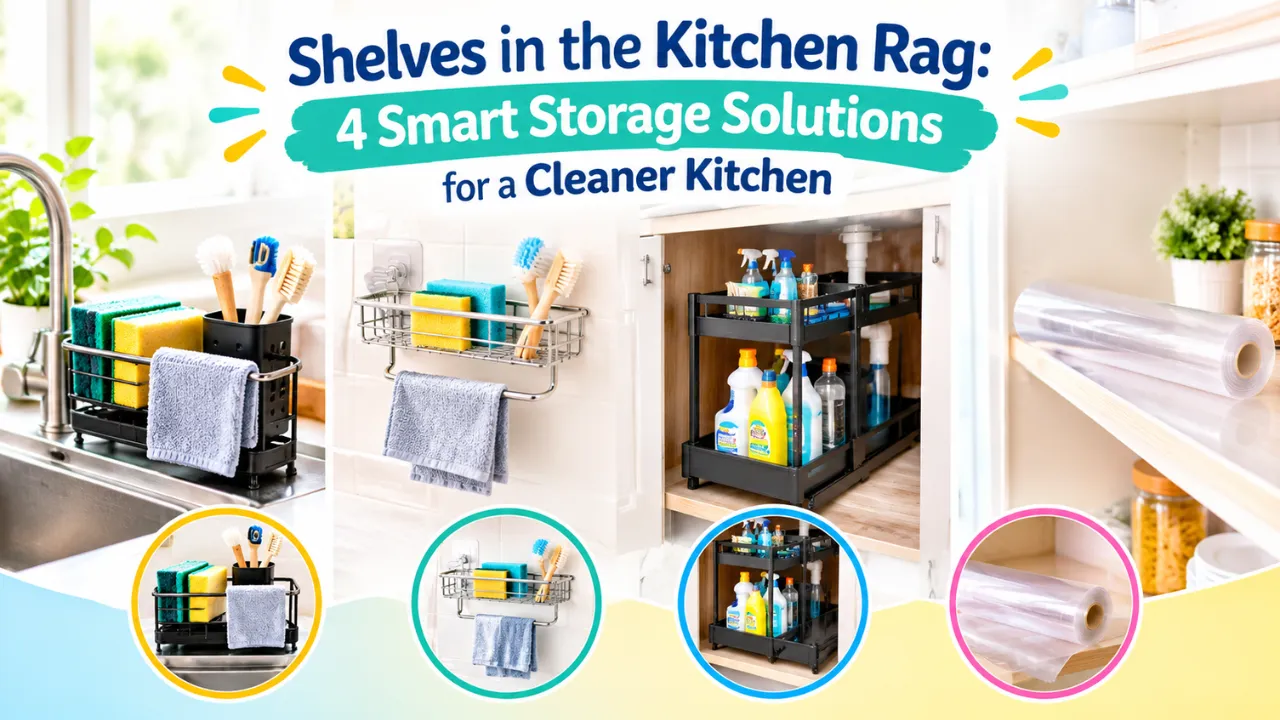 Shelves in the Kitchen Rag